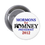 Mormons for Romney 2012 Buttons