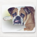 Morning After bulldog Mousemats