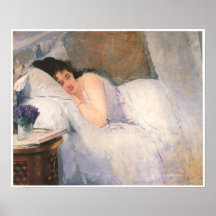 Morning Awakening, Eva Gonzales Print