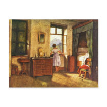 Morning By Schwind Moritz Von (Best Quality) Postcard