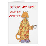 Morning Coffee Cat cards