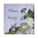 Morning Glory Clean Dirty Dishwasher Magnet