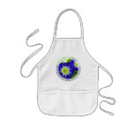 Morning Glory Flower Children's Smock Aprons
