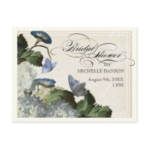 Morning Glory Hydrangea -  Bridal Shower Postcard