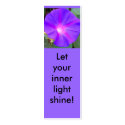 Morning Glory Mini Bookmarks business cards