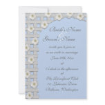 Morning Glory Trellis Wedding Invitation