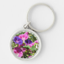 Morning Glory Vines Keychain