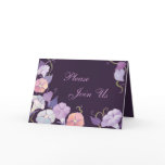 Morning Glory: Wedding Invitation Card