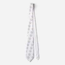 Morning Glory White Neck Tie