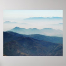 Morning Hills Poster