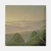 Morning in the Mountains Refrigerator Magnet