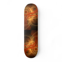 Morning Magic Abstract Art Skateboard