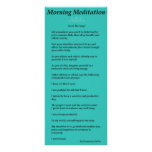 Morning Meditation rack cards