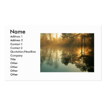 Morning Mist Business Card Templates