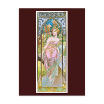 Morning, Mucha Postcards
