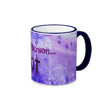 Morning person coffee mug