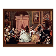 Morning Reception Of The Countess' By Hogarth Post Cards