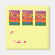 Morning Service OR Evening Affair PLACECARD Magnet