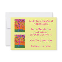 Morning Service OR Evening Affair 'Save' Card Personalised Invites