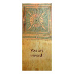 MORNING STAR , antique yellow brown green Personalized Invitations