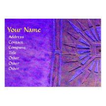MORNING STAR MONOGRAM BUSINESS CARD TEMPLATES