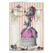Morning stroll down the Champs-Élysées thank you Cards