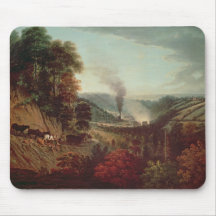 Morning view of Coalbrookdale, 1777 Mousepad