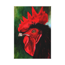 Morning Wake-Up Call Stretched Canvas Print