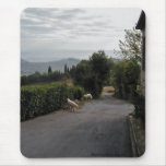 Morning Walk In San Gimignano mousepads