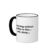 Morning without caffeine mug