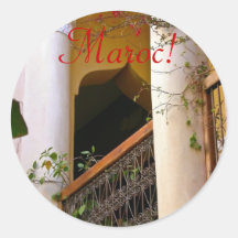 moroccan architecture sticker