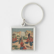 Moroccan artillerymen keychains