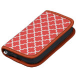 Moroccan brick red tile pattern folio planner