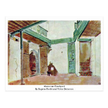 Moroccan Courtyard Post Cards