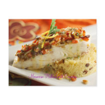 Moroccan Halibut with Couscous
