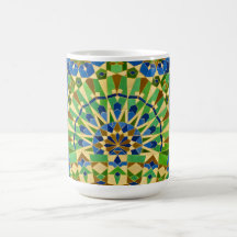 Moroccan Tile Coffee Mugs