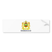 Morocco Coat of Arms Bumper Sticker