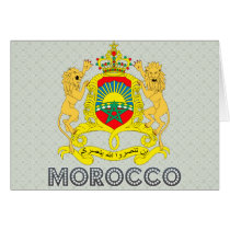Morocco Coat of Arms Greeting Card