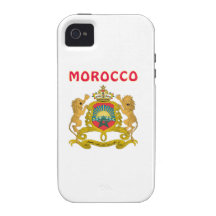 Morocco Coat Of Arms Case-Mate iPhone 4 Cases