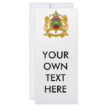 Morocco Coat of Arms Rack Card