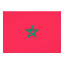 Morocco Flag Invitations