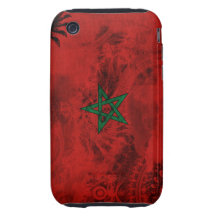 Morocco Flag iPhone 3 Tough Cases