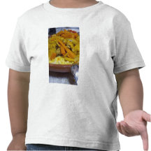 Morocco, Tetouan. Traditional Moroccan meal of Tee Shirts