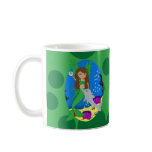 Morrigan the Green Merfaery and Dolphin Mug