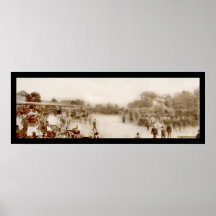Morris Park Race Track Photo 1903 Poster