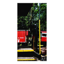 Morristown & Erie Caboose Personalized Photo Card