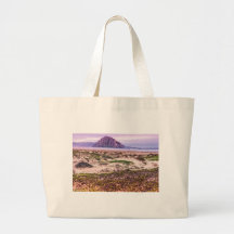 Morro Rock Dunes at Sunset Tote Bag