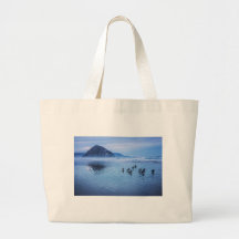 Morro Rocks at Dusk Canvas Bag