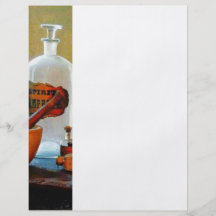 Mortar and Pestle With Bottles Flyers