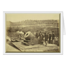Mortar Dictator, Near Petersburg, Virginia Greeting Card